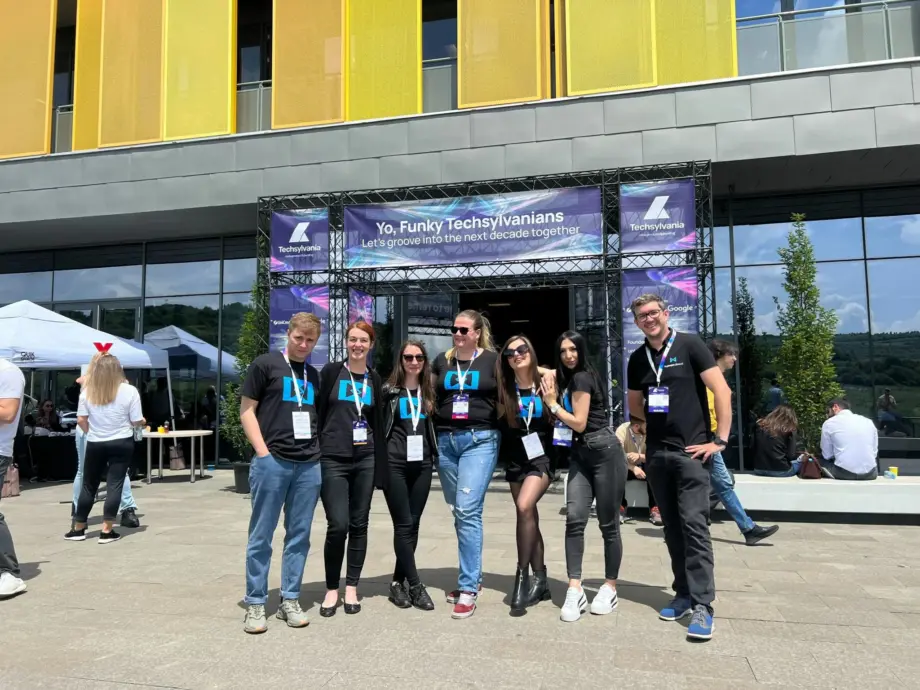 Human Direct's tech recruitment team at Techsylvania 2023