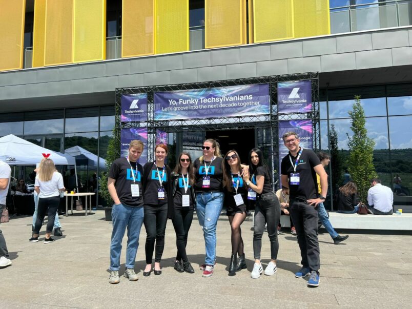 Human Direct's tech recruitment team at Techsylvania 2023
